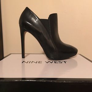 Nine West Nutcracker Leather Booties